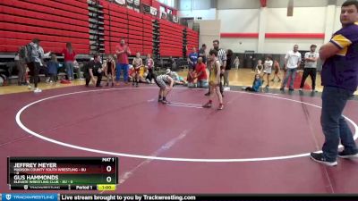 8U - 71 lbs Round 5 (6 Team) - Jeffrey Meyer, Madison County Youth Wrestling - 8U vs Gus Hammonds, Elevate Wrestling Club - 8U