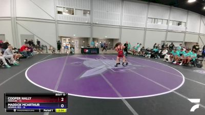 132 lbs Placement Matches (8 Team) - Cooper Nally, Missouri vs Maddox McArthur, Georgia Red