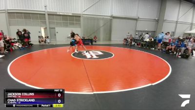 145 lbs Placement Matches (8 Team) - Jackson Collins, Ohio Red vs Chad Strickland, Alabama