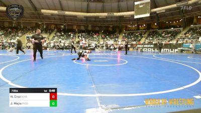 73 lbs Consi Of 16 #1 - Nathan Cruz, Scrap Yard Training vs Julien Mejia, Prodigy Elite Wrestling