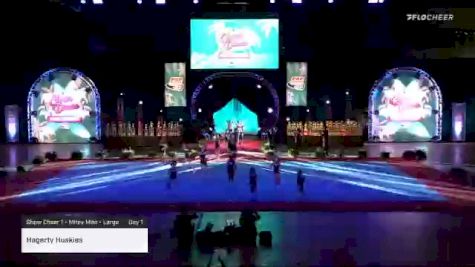 Hagerty Huskies [2020 Show Cheer 1 - Mitey Mite - Large Day 1] 2020 Pop Warner National Cheer & Dance Championship