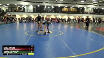 155 lbs 1st Place Match - Lydia Krauss, Northern Michigan University vs Malea Palahniuk, North Central College