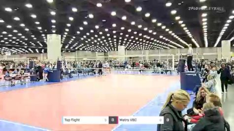 Top flight vs Metro VBC - 2022 JVA World Challenge presented by Nike - Expo Only