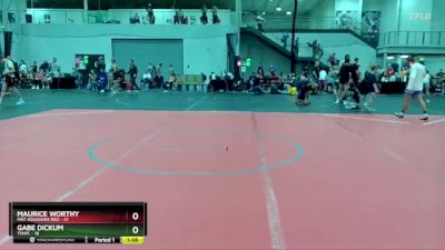 84 lbs Round 5 (6 Team) - Gabe Dickum, TNWC vs Maurice Worthy, Mat Assassins Red