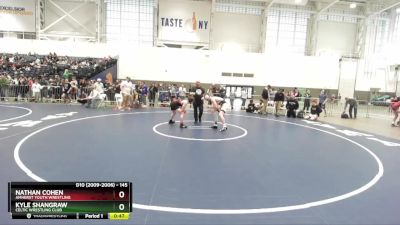 145 lbs Cons. Round 2 - Nathan Cohen, Amherst Youth Wrestling vs Kyle Shangraw, Celtic Wrestling Club