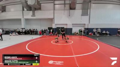 55 lbs Semifinal - Ryder Lentz, Texas Elite Wrestling Club vs Edison Cutts, Fitness Fight Factory Wrestling Club