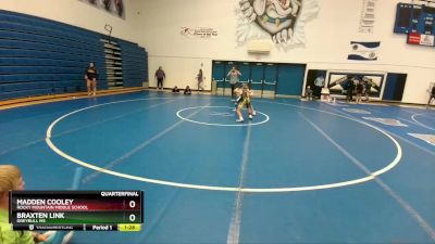 70-77 lbs Quarterfinal - Madden Cooley, Rocky Mountain Middle School vs Braxten Link, Greybull MS