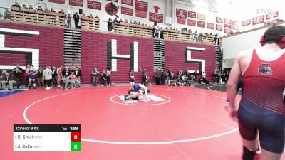 150 lbs Consi Of 8 #2 - Brandon Shull, Barnstable vs Julien Cella, Wilmington