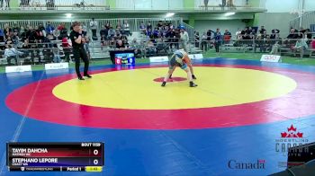 45kg Quarterfinal - Tayim Dahcha, Matmen WC vs Stephano Lepore, Coast WA