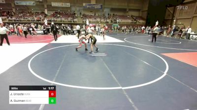 98 lbs Quarterfinal - Jaydden Urioste, Duran WC vs Armanii Guzman, Bear Creek Jr. Wrestling