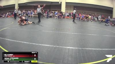 150 lbs Round 1 (6 Team) - RC Curry, Steel Valley vs Noah Steward, Alpha Elite