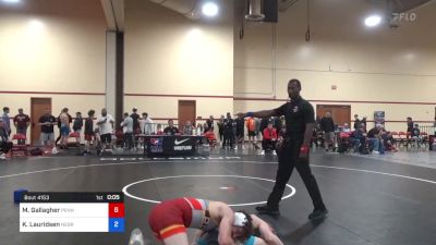 57 kg Cons 16 #1 - Max Gallagher, Pennsylvania RTC vs Kael Lauridsen, Nebraska