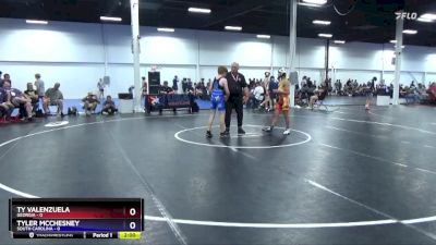 102 lbs Placement Matches (8 Team) - Ty Valenzuela, Georgia vs Tyler McChesney, South Carolina