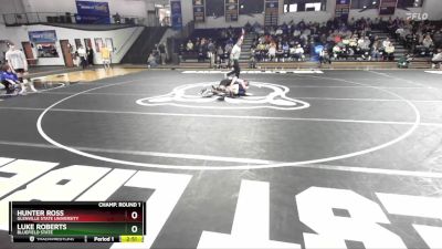 125 lbs Champ. Round 1 - Luke Roberts, Bluefield State vs Hunter Ross, Glenville State University