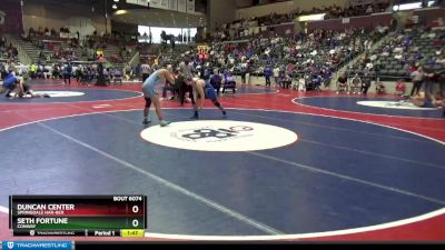 6A 175 lbs Cons. Round 1 - Duncan Center, Springdale Har-Ber vs Seth Fortune, Conway