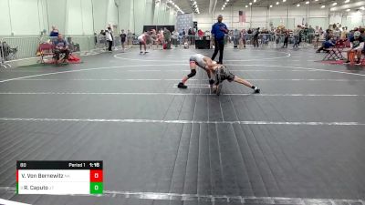 80 lbs Cons. Semi - Rocco Caputo, Jersey 74 vs Vince Von Bernewitz, No Affiliation