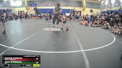 50 lbs Round 2 - Hunter D`Eredita, Mighty Warriors vs Duke Zimmerman, C2X