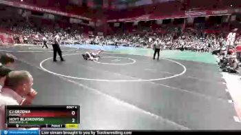138 lbs D1 - Quarter-finals (fri 5:30 P.m.) - CJ Grzenia, Muskego vs Hoyt Blaskowski, Marshfield