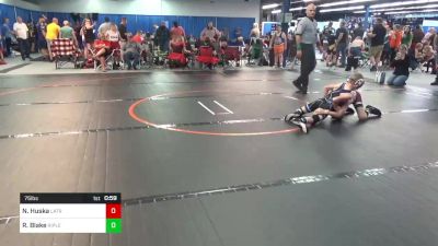 75 lbs Rr Rnd 4 - Nolan Huska, Latrobe vs Ryan Blake, Ripley WC