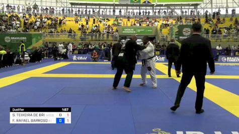 SERGIO TEIXEIRA DE BRITOS vs FRANCISCO RAFAEL BARROSO 2024 Brasileiro Jiu-Jitsu IBJJF