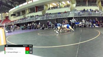 182 lbs Round 1 (8 Team) - Caleb Schwerdtfeger, Lincoln East vs Joao Croteau, Norris