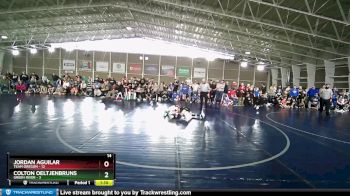63 lbs Quarters & Wb (16 Team) - Jordan Aguilar, Team Oregon vs Colton Oeltjenbruns, Green River