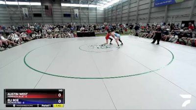 145 lbs Round 1 (16 Team) - Austin West, Minnesota Blue vs Eli Roe, Michigan Red