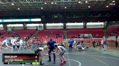 84 lbs Finals (2 Team) - Matthew Prosuch, Lake WC vs Eddie Zeller, Xtreme Team