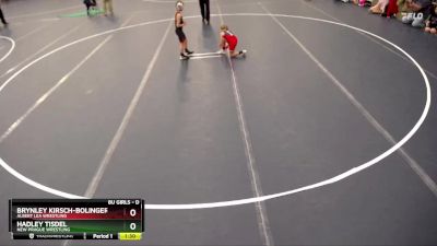 Semifinal - Hadley Tisdel, New Prague Wrestling vs Brynley Kirsch-Bolinger, Albert Lea Wrestling