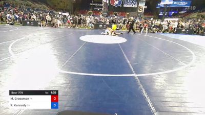 120 lbs Cons 32 #1 - Myles Grossman, Pennsylvania vs Ryan Kennedy, Ohio