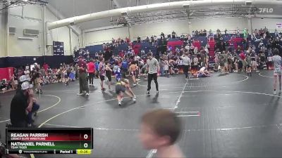 66 lbs Quarterfinal - Nathaniel Parnell, Team Tiger vs Reagan Parrish, Legacy Elite Wrestling