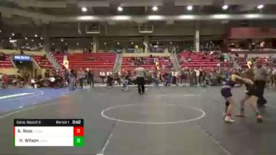 79 lbs Cons. Round 3 - Hayden Wilson, Open Mats Wrestling Club vs Aj Ross, Dodge City Wrestling Academy