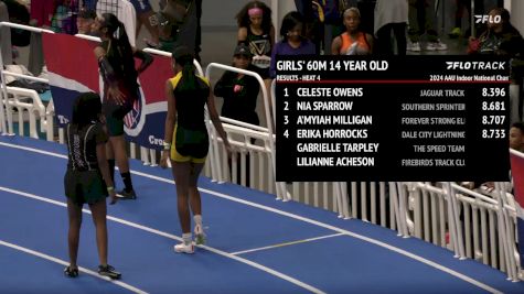 Youth Girls' 60m, Prelims 5 - Age 14