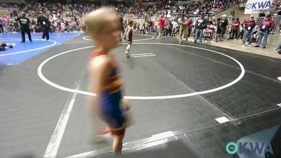 40 lbs Round Of 16 - Camden Holden, Ponca City Wrestling vs Johnny Weisinger, Wyandotte Youth Wrestling