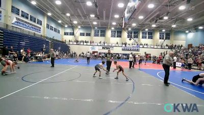 61 lbs Quarterfinal - Beckett George, Honey Badgers Wrestling Club vs Thayne Miller, Team Grindhouse