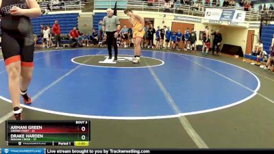 220 lbs Round 2 (4 Team) - Zachary Clark, Crown Point vs Gabe Buzzard, Indiana Creek