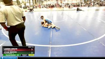 100 lbs Rd# 6- 9:00am Saturday Final Pool - Landen Vercoe, Maryland Gold vs Stone Redmon, Team Michigan