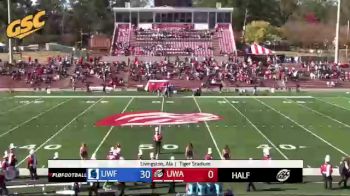 Replay: West Florida vs West Alabama | Nov 6 @ 1 PM