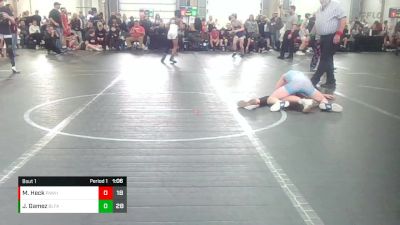 115 lbs Round 1 (8 Team) - Marcus Heck, PA Alliance White vs Jordan Gamez, Black Fox Academy