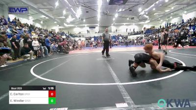 76 lbs Rr Rnd 1 - Cash Carlton, Sperry Wrestling Club vs Evan Windler, Sperry Wrestling Club