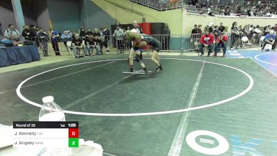 101 lbs Round Of 32 - Jaxon Kennedy, Yukon vs Jaxon Grigsby, Sand Springs