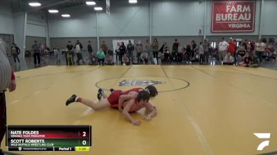 120 lbs Quarterfinal - Nate Foldes, Virginia Team Predator vs Scott Roberts, Wild Buffalo Wrestling Club