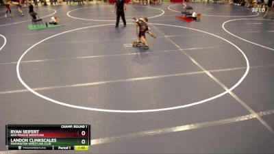 87 lbs Champ. Round 1 - Landon Clinkscales, Farmington Wrestling Club vs Ryan Seifert, New Prague Wrestling