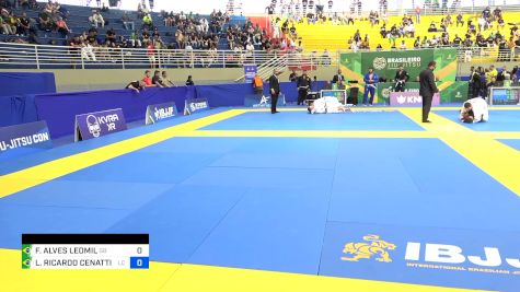 FELIPE ALVES LEOMIL vs LUCA RICARDO CENATTI SILVEIRA 2024 Brasileiro Jiu-Jitsu IBJJF