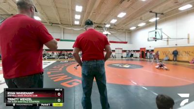 76-83 lbs Round 1 - Trinity Wenzel, Ten Sleep Hyattville Scrappers vs Ryan Whisenant, Greybull Basin Athletic Club