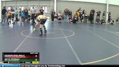 92 lbs Cons. Semi - Bryce Goodale, Bull Island Grappling vs Jackson Ross Wells, Powhatan Youth Wrestling Club