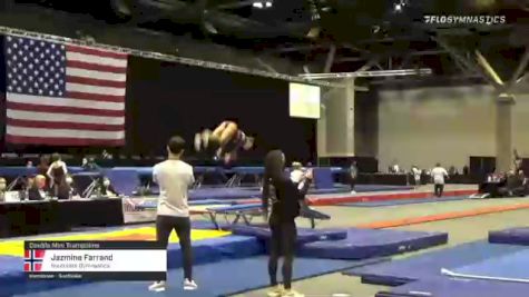 Jazmine Farrand - Double Mini Trampoline, Southlake Gymnastics - 2021 USA Gymnastics Championships