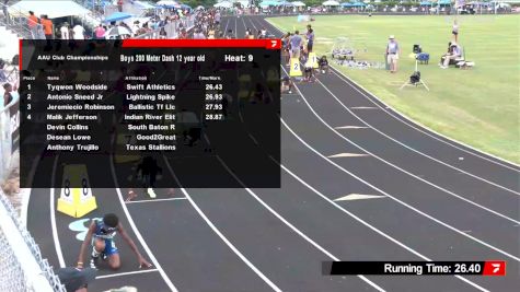 Youth Boys' 200m, Semi-Finals 10 - Age 11-12