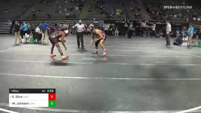 149 lbs Semifinal - Sal Silva, North Idaho vs Malik Johnson, Cowley