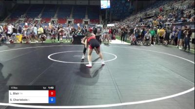 117 lbs Rnd Of 32 - LilyAnn Blair, Tennessee vs Sabina Charlebois, Illinois